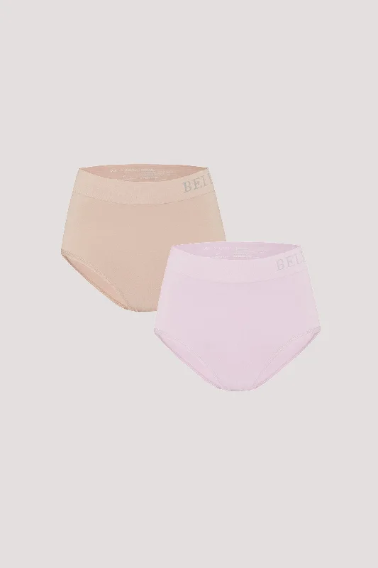 Bamboo Hi Waist Knicker 2pk