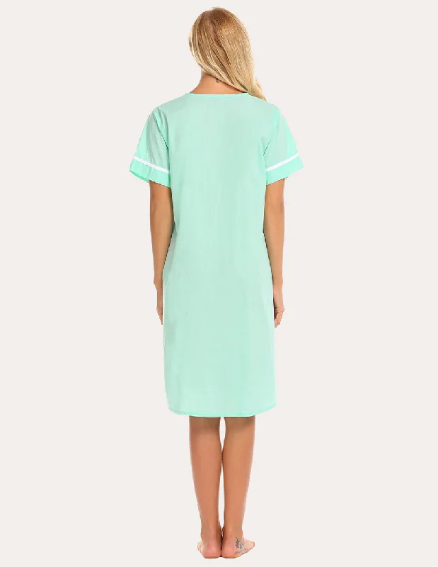 Ekouaer Cotton House Dress Nightgown