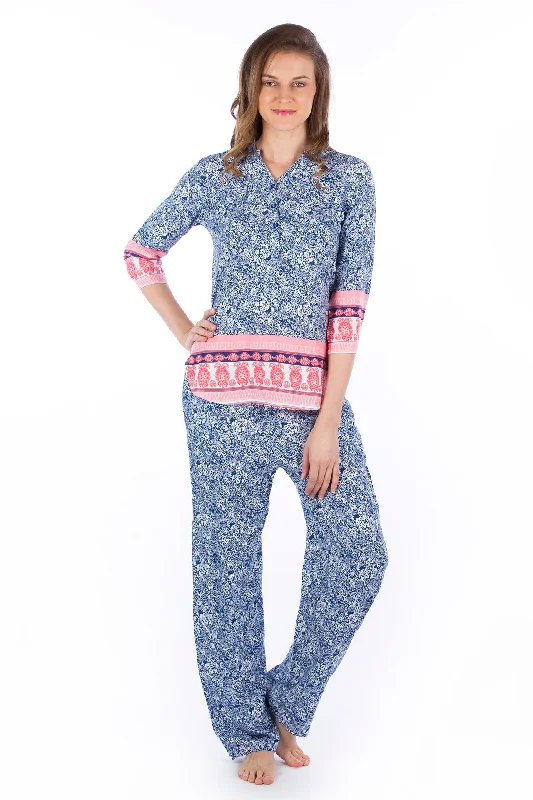 Easy Abstract Kurta Pyjama Set