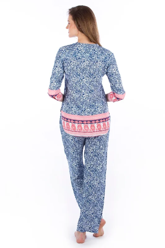 Easy Abstract Kurta Pyjama Set