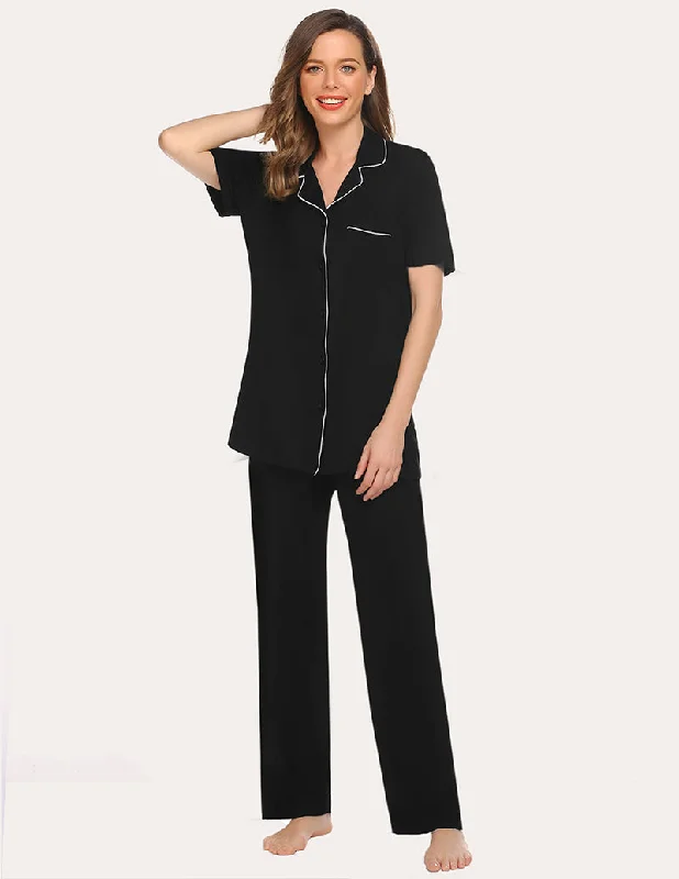 Ekouaer Cool Claasic Pajamas Set