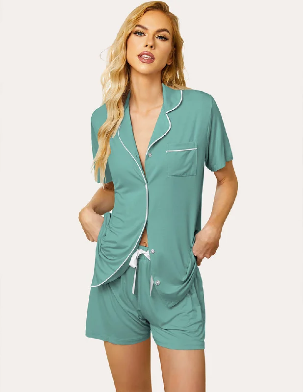 Ekouaer Soft Pajamas Shorts Set