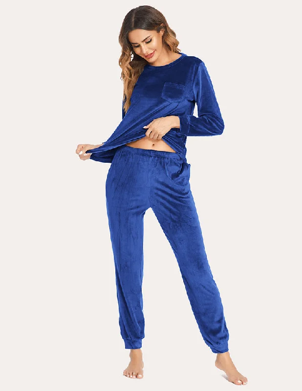 Ekouaer Velour Tracksuit