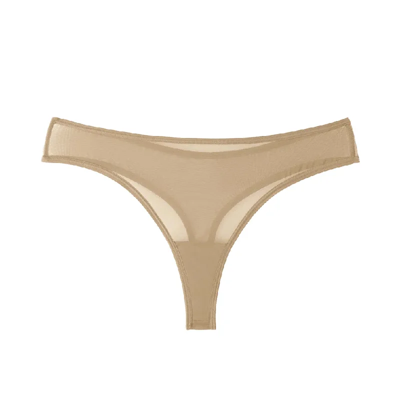 Julie Everyday Sheer Mesh Thong - Multiple Colours