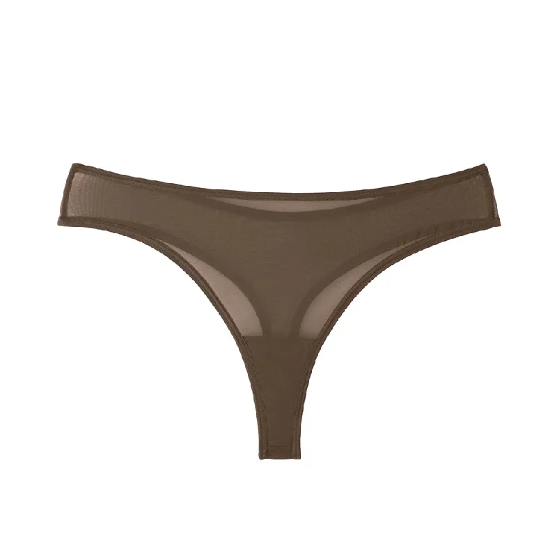 Julie Everyday Sheer Mesh Thong - Multiple Colours