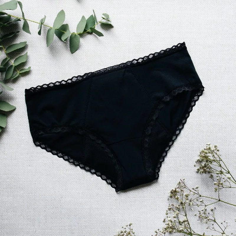 Lace details period underwear