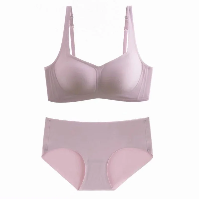 Comfortable Seamless Bra Set