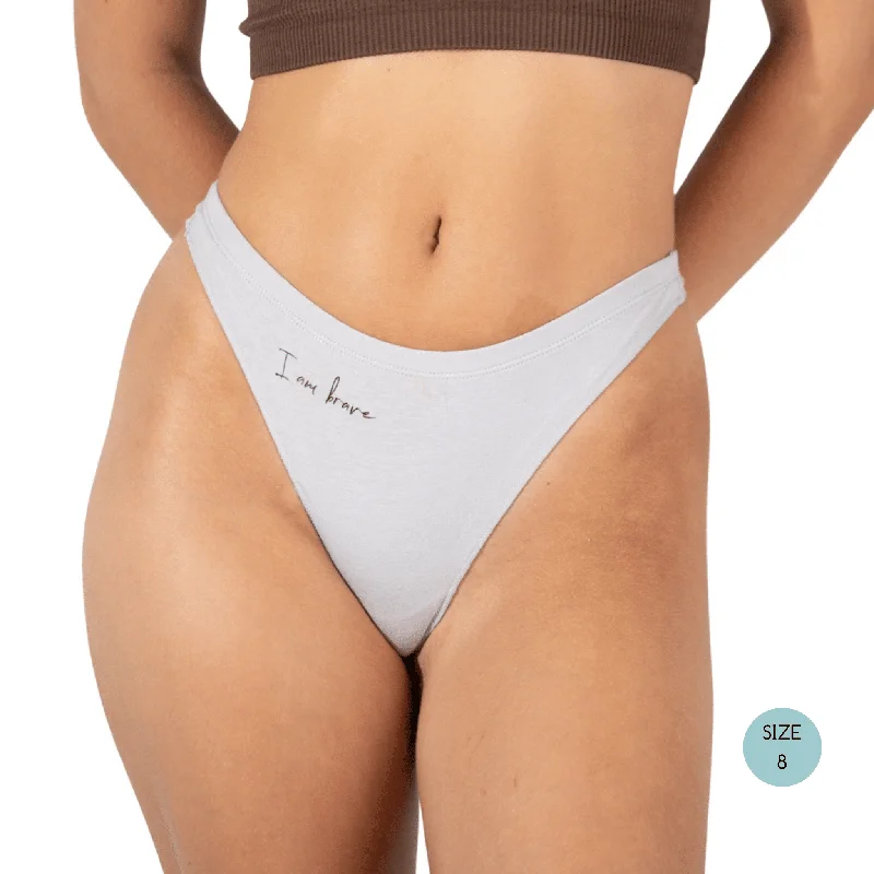 Powerpants Organic Cotton Thong - Storm