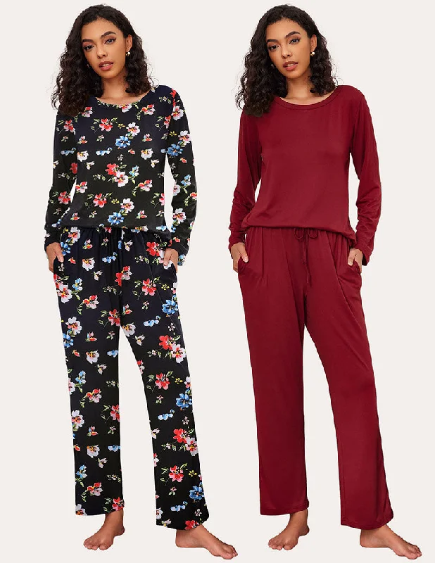 Premium Soft 2 Pack Long Sleeve Pajama Set