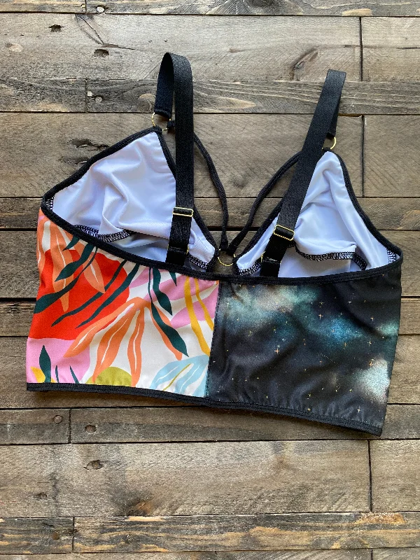 Recycled Gaia Scrap Patchwork Sustainable Ethical Bralette (Longline and nursing options available)