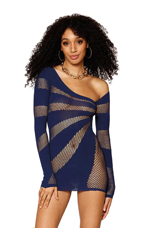 Seamless long-sleeve chemise