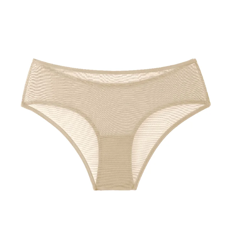 The Julie Everyday Sheer Mesh Hipster in MET (Light Nude)