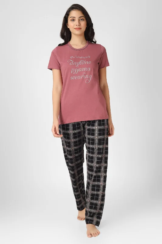 Wild Rose Checkered Pj St