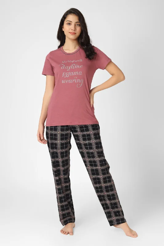 Wild Rose Checkered Pj St