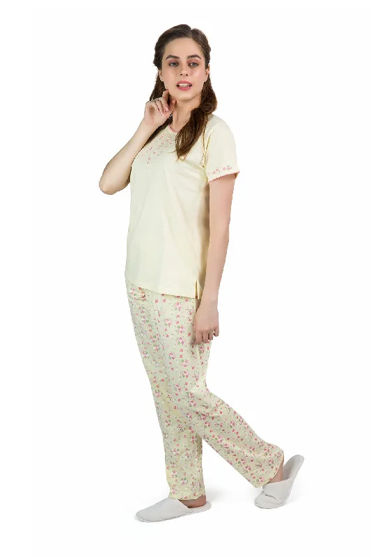 Yellow Daisy PJ Set