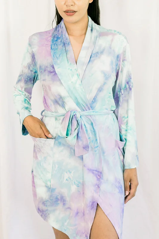 Cozy Purple Sky Robe II