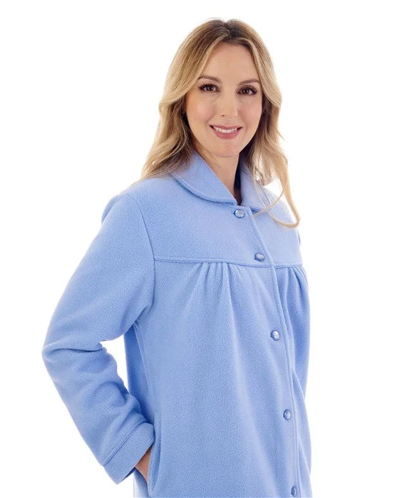 Slenderella-Polar Fleece Robe-HC6324-Blue