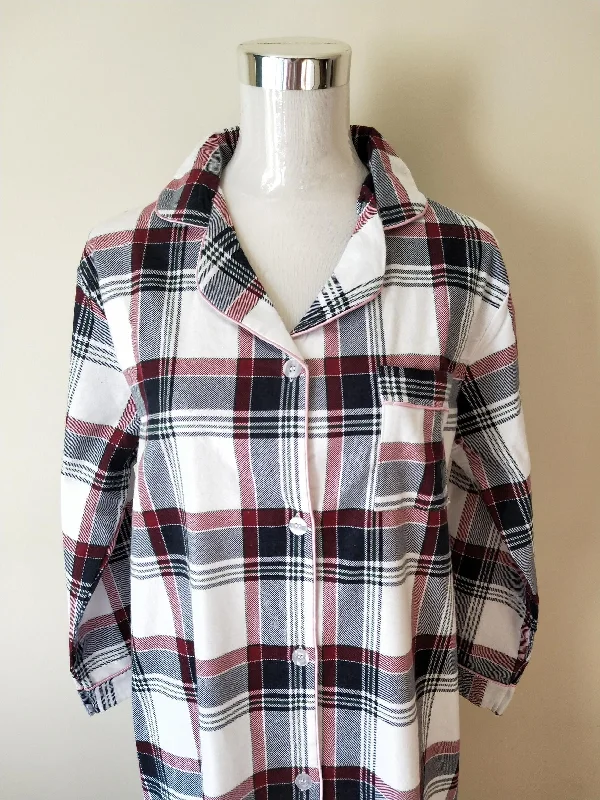 Ladies Long Flannelette Nightshirt