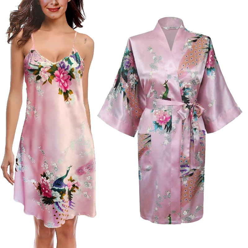 Baby Pink / UK 6-8 / Chemise & Kimono