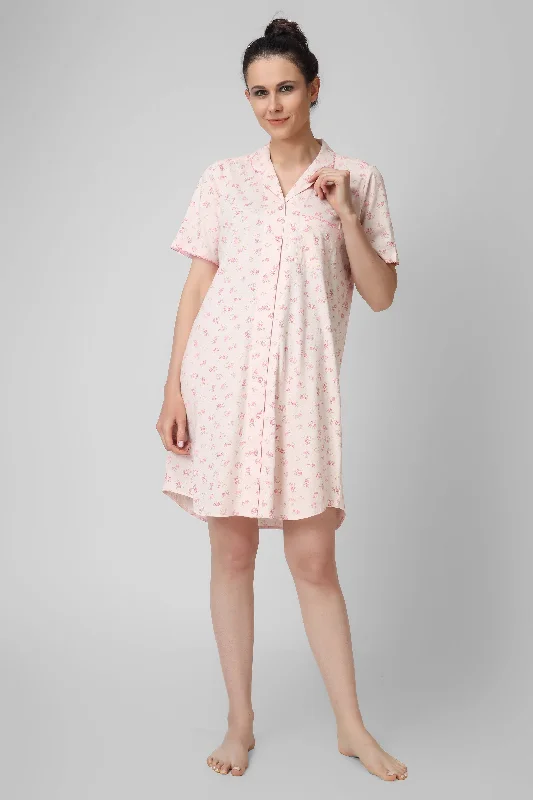 Pink Roses Nightdress