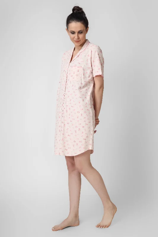 Pink Roses Nightdress