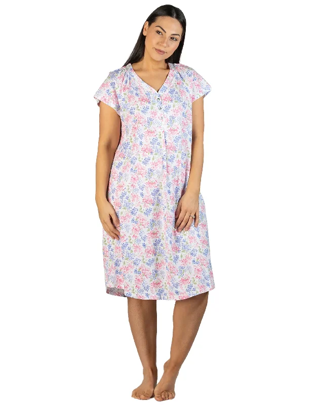 Schrank hydrangea short sleeved nightie sk312h