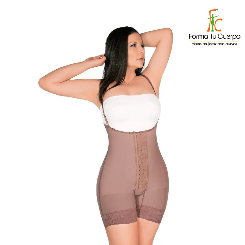 Faja Colombianas Short Bodysuit, Central Hooks (Ref. P-011)