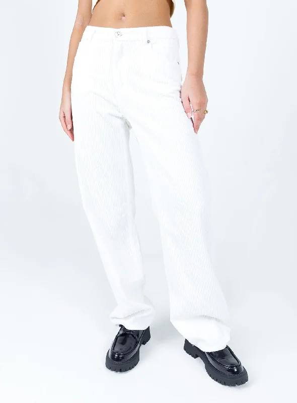 Abrand Slouch Jeans Marshmellow Cord