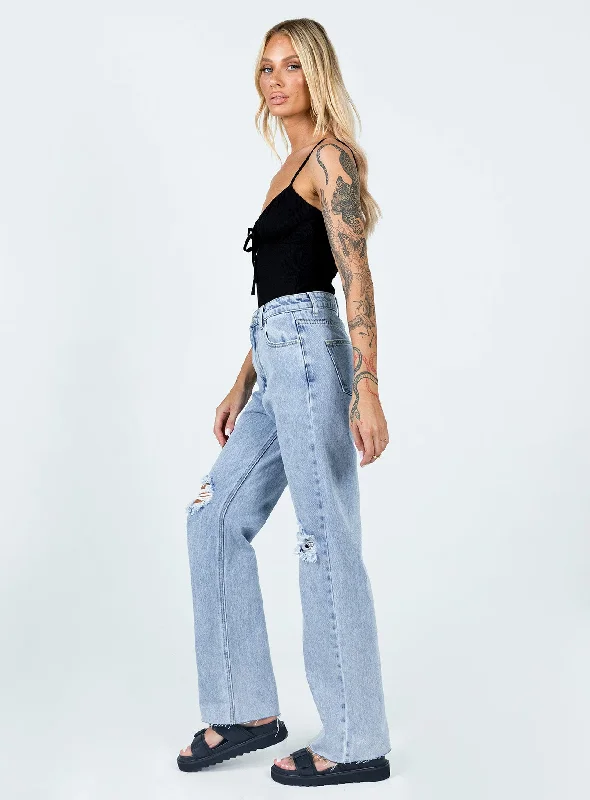 Arcadia Lightwash Denim Jeans