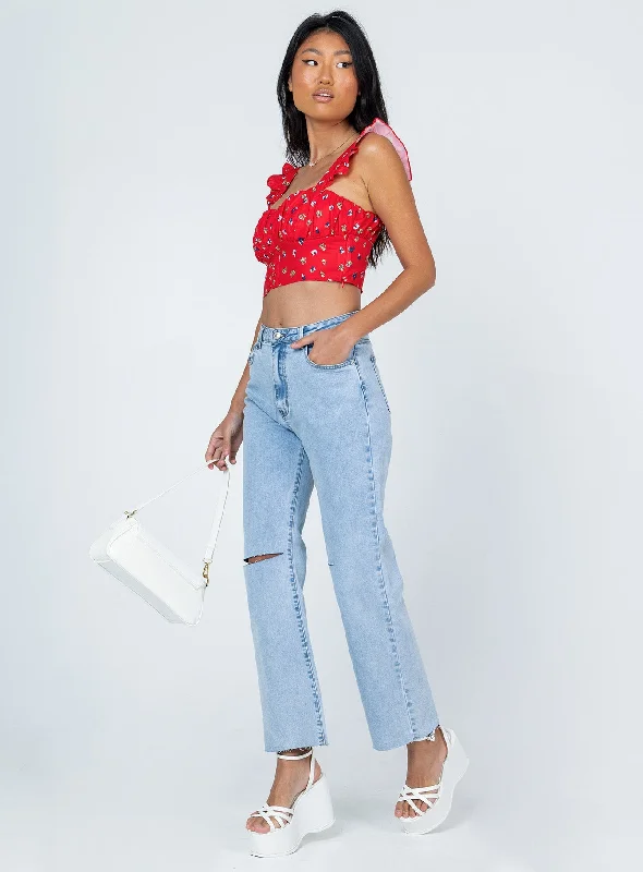 Daysia Lightwash Denim Jeans