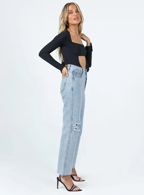 Ellesi Straight Leg Jean Denim