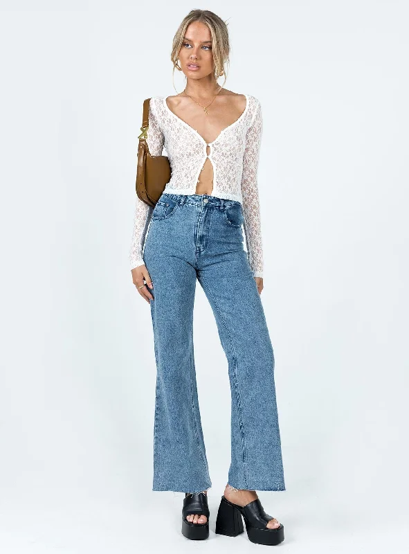 Flloyd Wide Leg Jean Denim