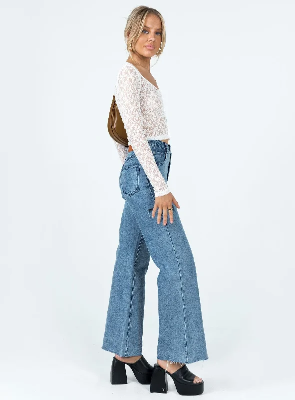 Flloyd Wide Leg Jean Denim