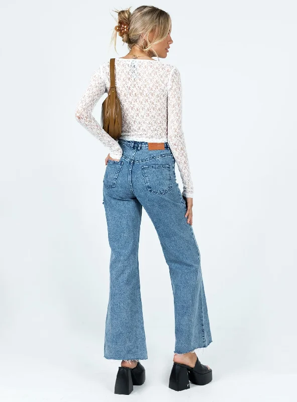 Flloyd Wide Leg Jean Denim