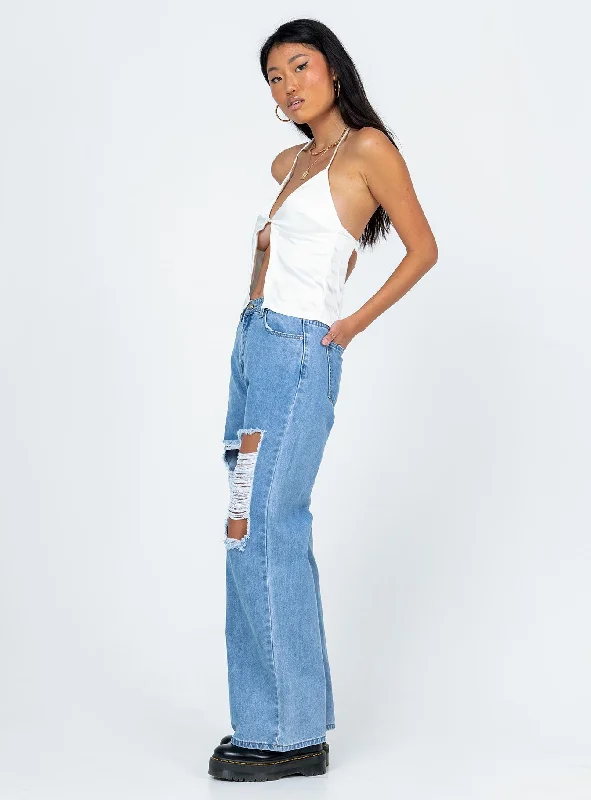 Laguna Wide Leg Denim Jeans