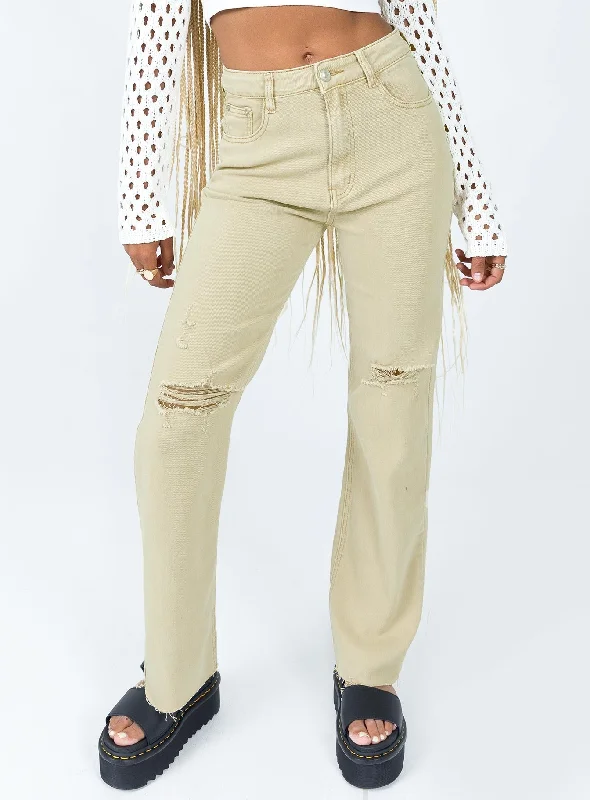 Lou Jeans Beige