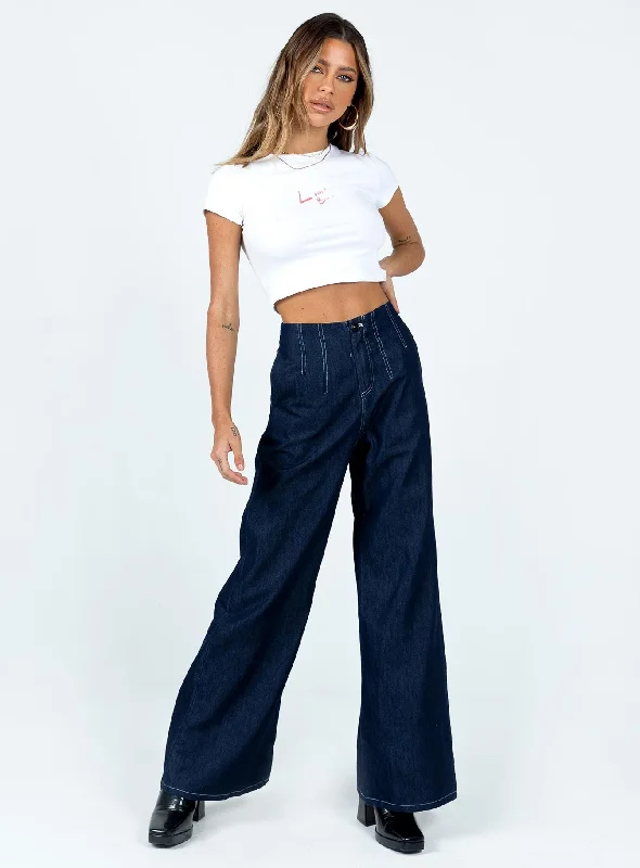 Misty Wide Leg Jeans Denim