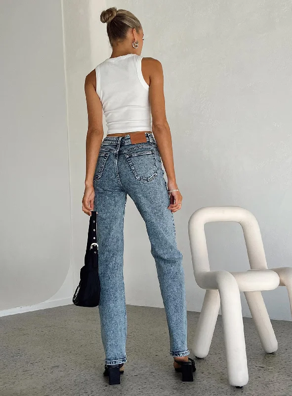 Calabasas Straight Leg Jeans Denim