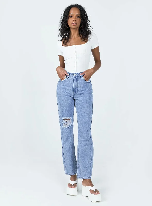 Ora Mom Jean Denim