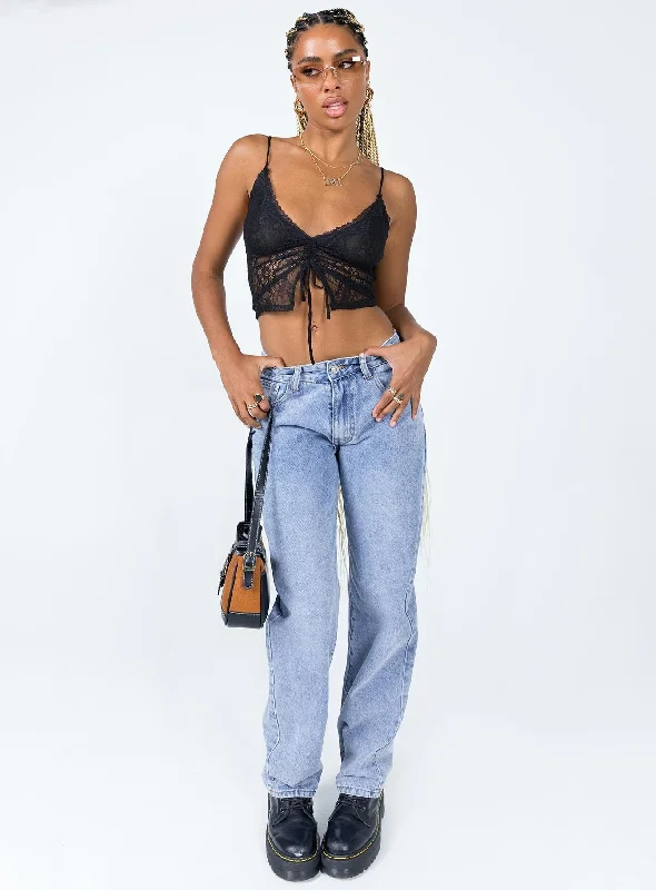 Stunner Low Rise Light Wash Jeans Denim