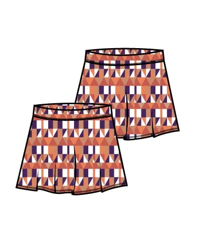 Jazz Skort - Geometric