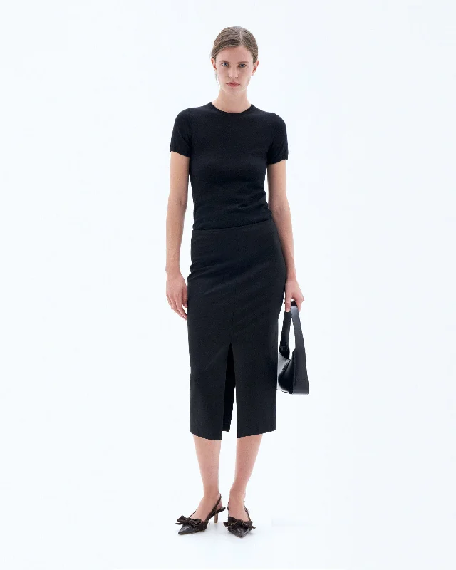 Jersey Pencil Skirt