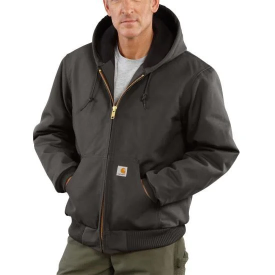 Duck Active Jacket - Quilted Flannel Lined - Gravel