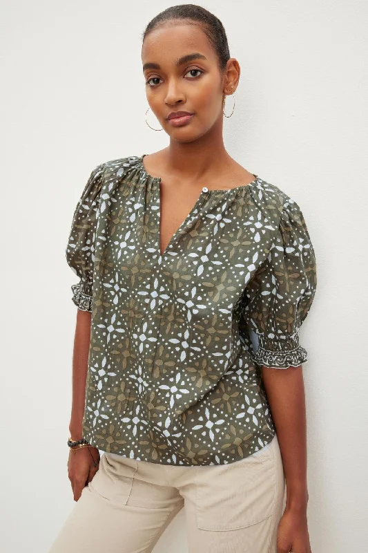 ALEX PRINTED BLOUSE