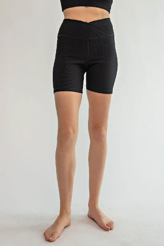 Standard Perfection Black Biker Shorts