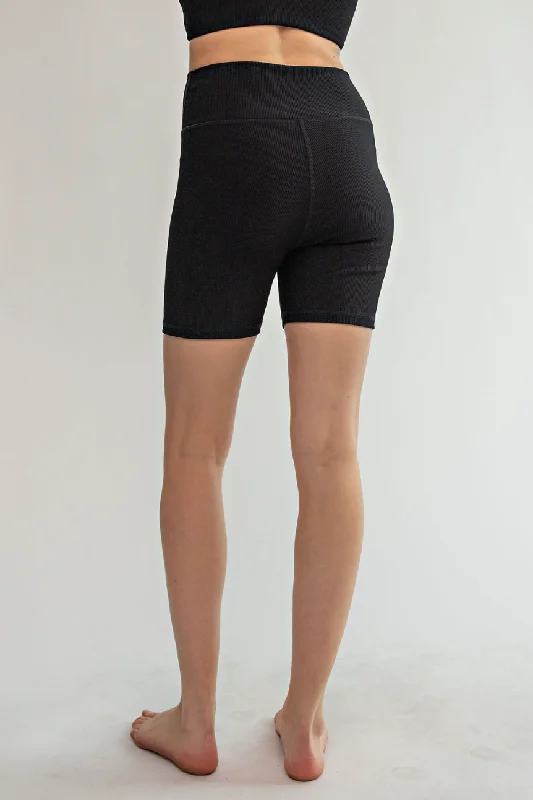 Standard Perfection Black Biker Shorts