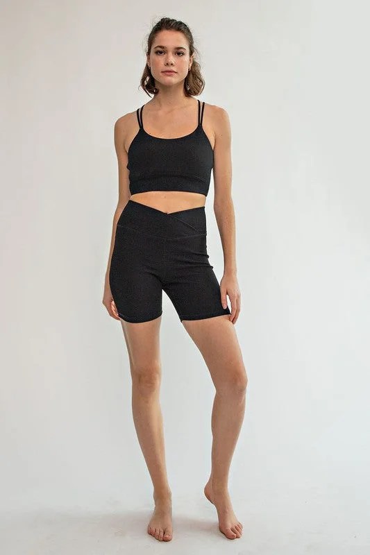 Standard Perfection Black Biker Shorts