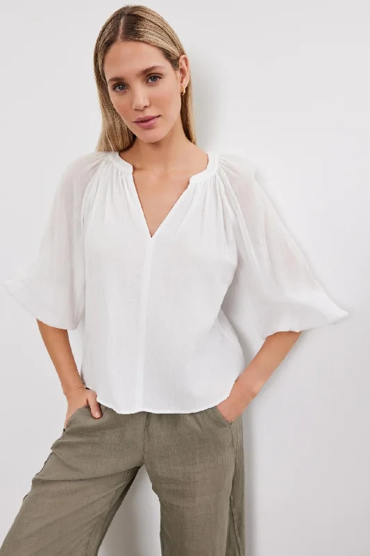 DENICE COTTON GAUZE TOP