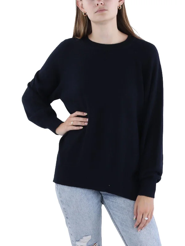 Gina Womens Mock Neck Viscose Pullover Sweater