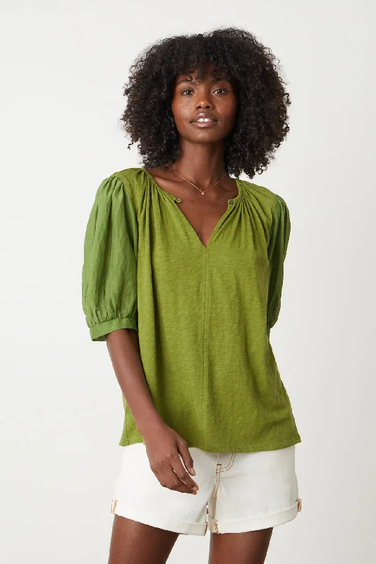 MALLORY PUFF SLEEVE TOP